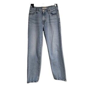 Levi's 94 baggy Jeans Straight Cut Light Wash Blue Denim Retro Women’s Size 26